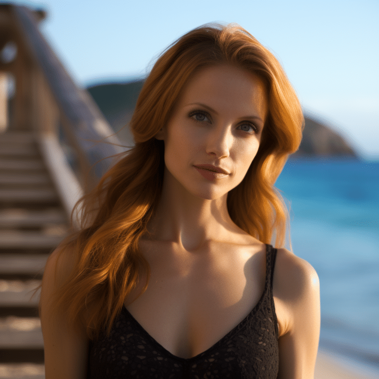 jessica chastain bikini