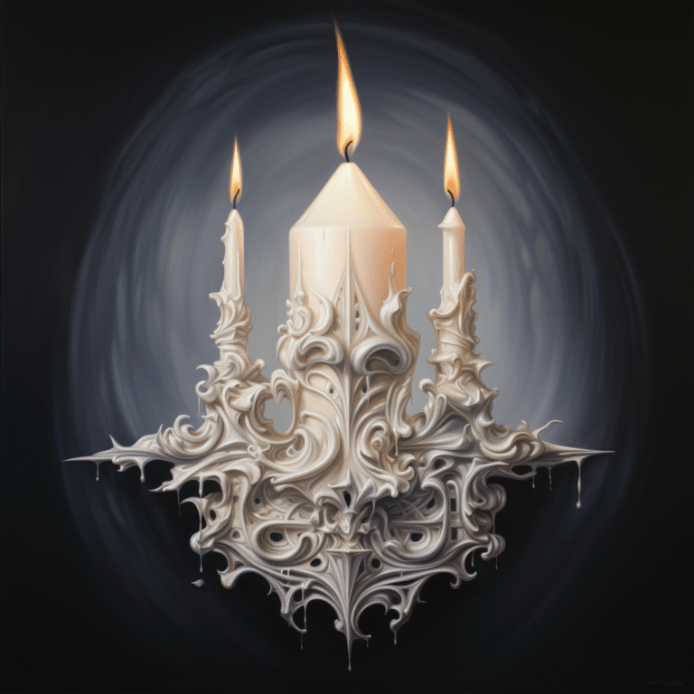 white candle