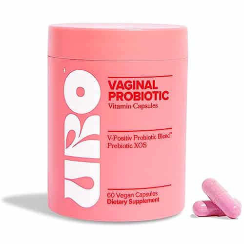 URO Vaginal Probiotics for Women pH Balance with Prebiotics & Lactobacillus Blend Womens Health Supplement Promote Healthy Vaginal Odor & Vaginal Flora, Count (Pack of )