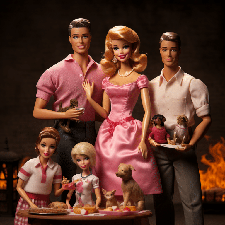 barbie happy family