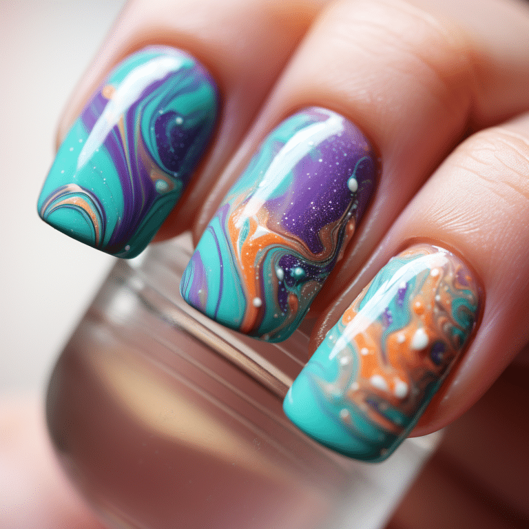 colored nail tips