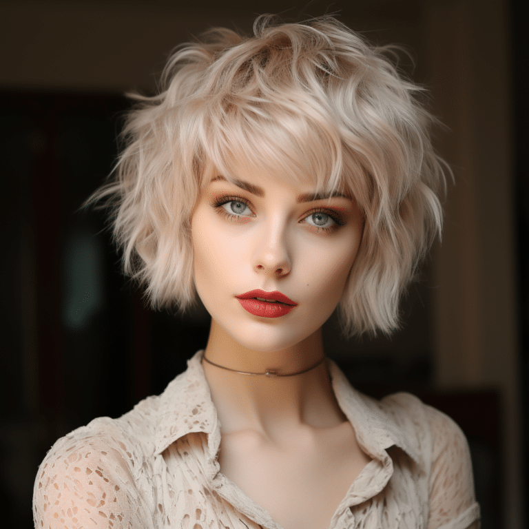 fluffy short hair