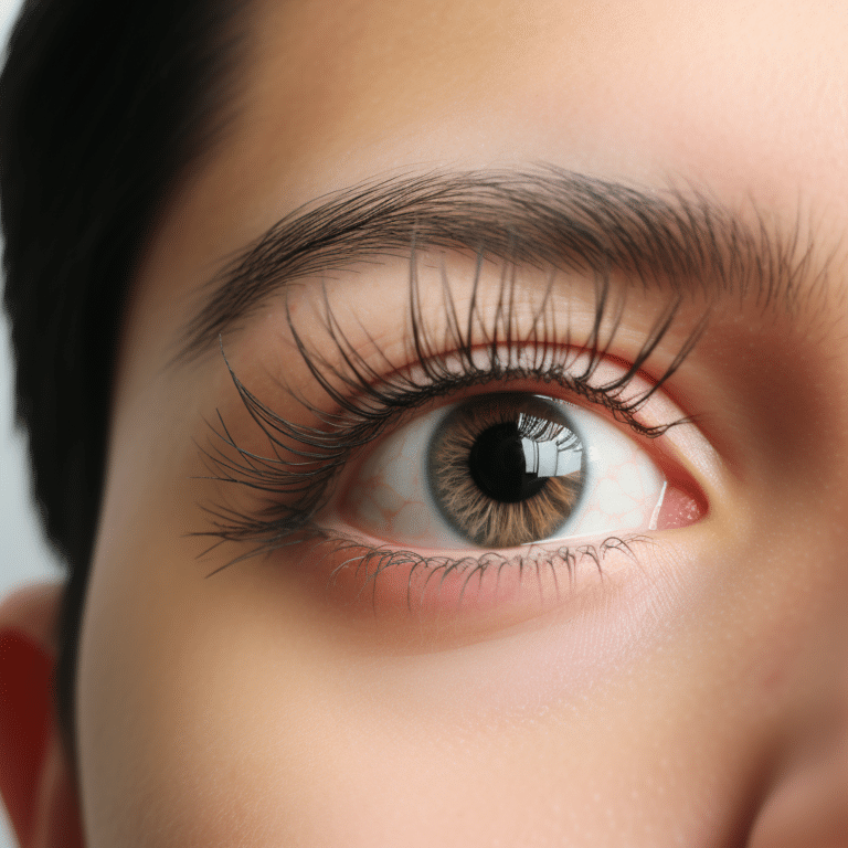 lash lift and tint before and after