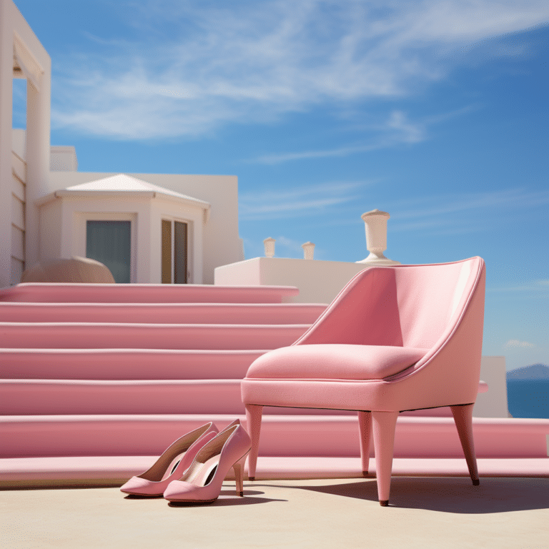 paros hilton in pink heals