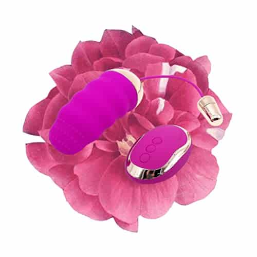 Handheld USB Rechargeable Love Egg Toys, Frequency Silicon Waterproof Toy for Women Relaxtion, Purple