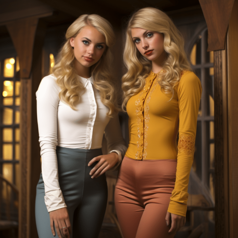 blonde supermodel females in tights