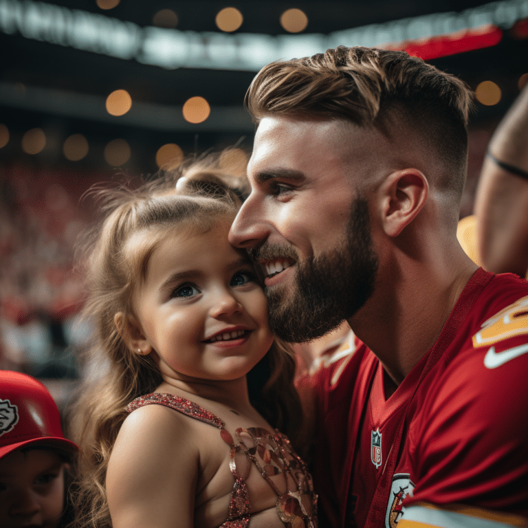 how old is travis kelce daughter
