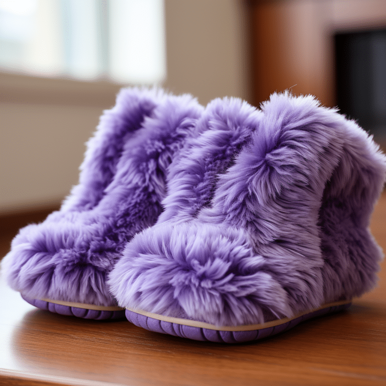 purple ugg slippers