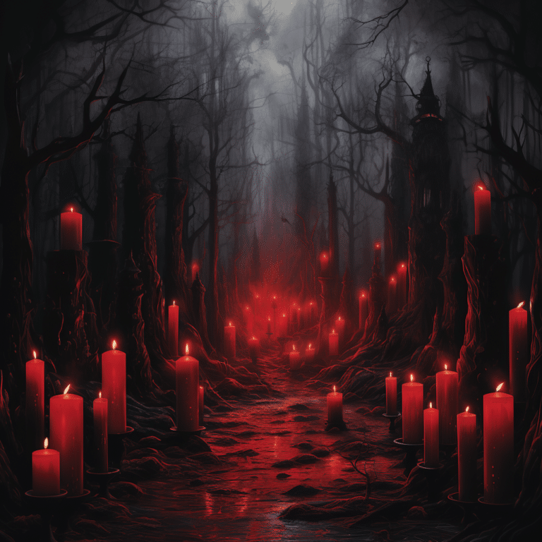 red candles