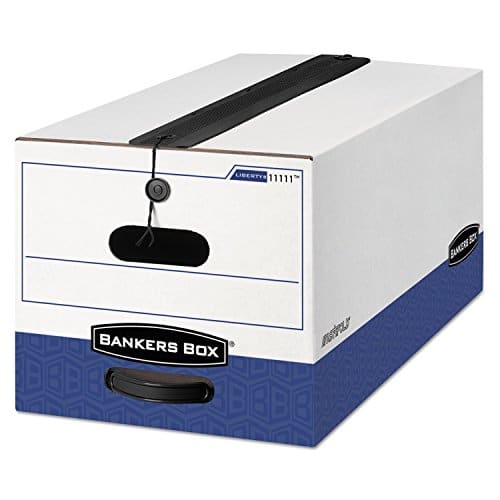 Bankers Box Hvy Duty Storage Box,Ltr,lb Cap.,Inch xInch xInch,CT,WEBE