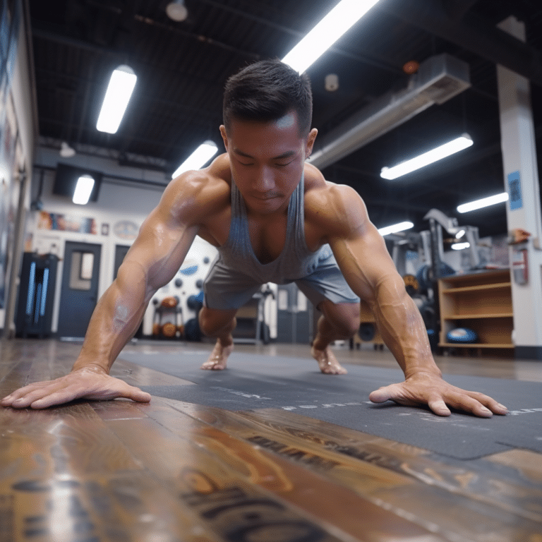 lower chest push ups