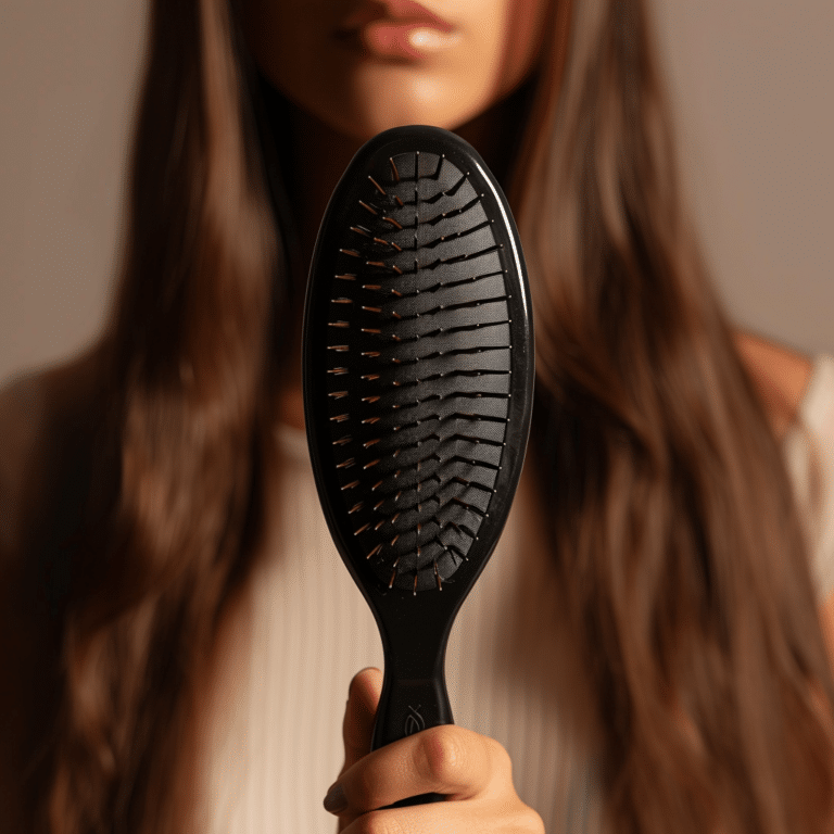 straightener brush