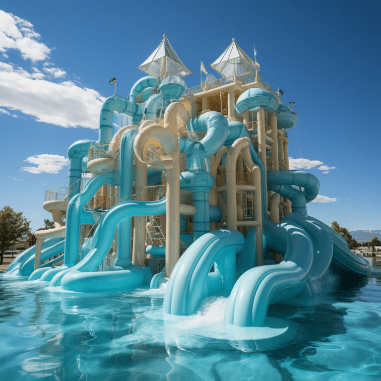 inflatable waterslide