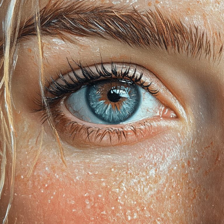 almond eyes