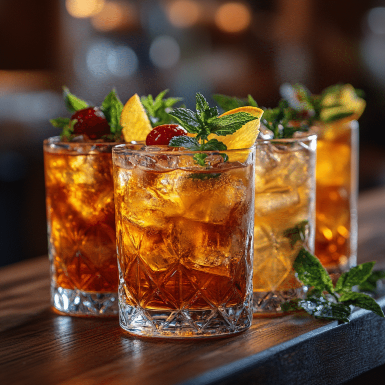 on the rocks cocktails