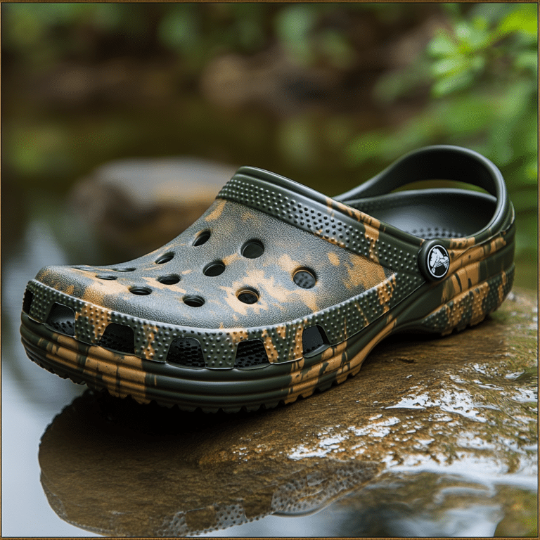 camo crocs