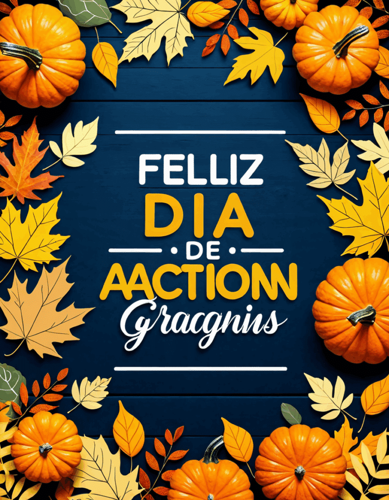 feliz dia de accion de gracias