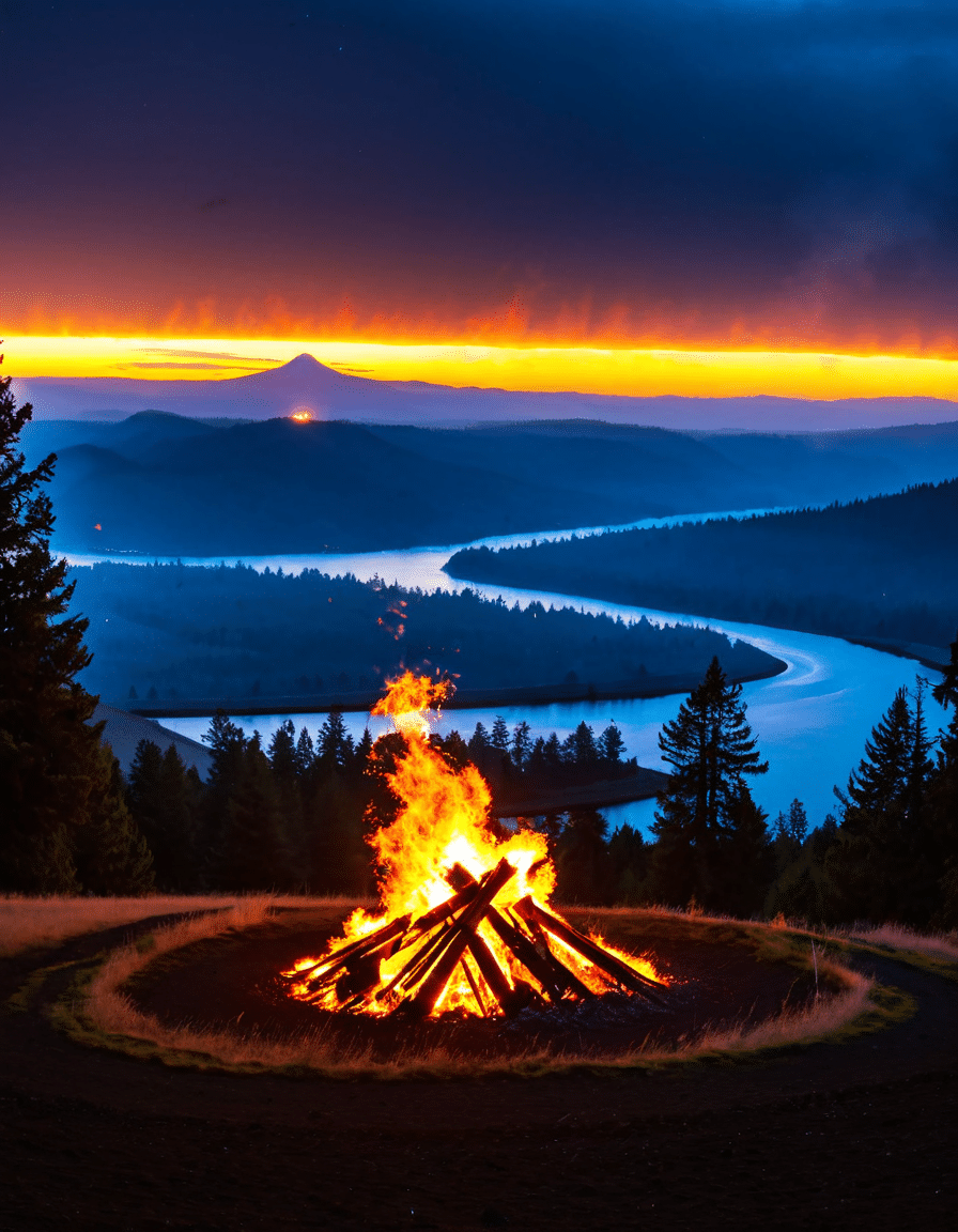 oregon washington fireball video