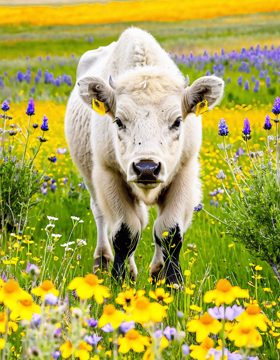 white bison calf yellowstone