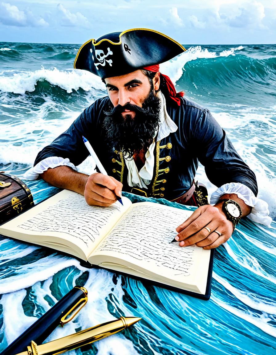 blackbeard writing