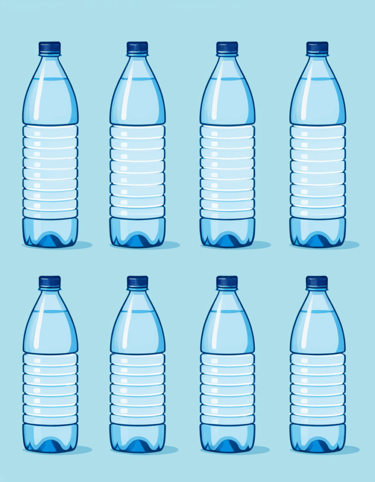 how many bottles of water is a gallon