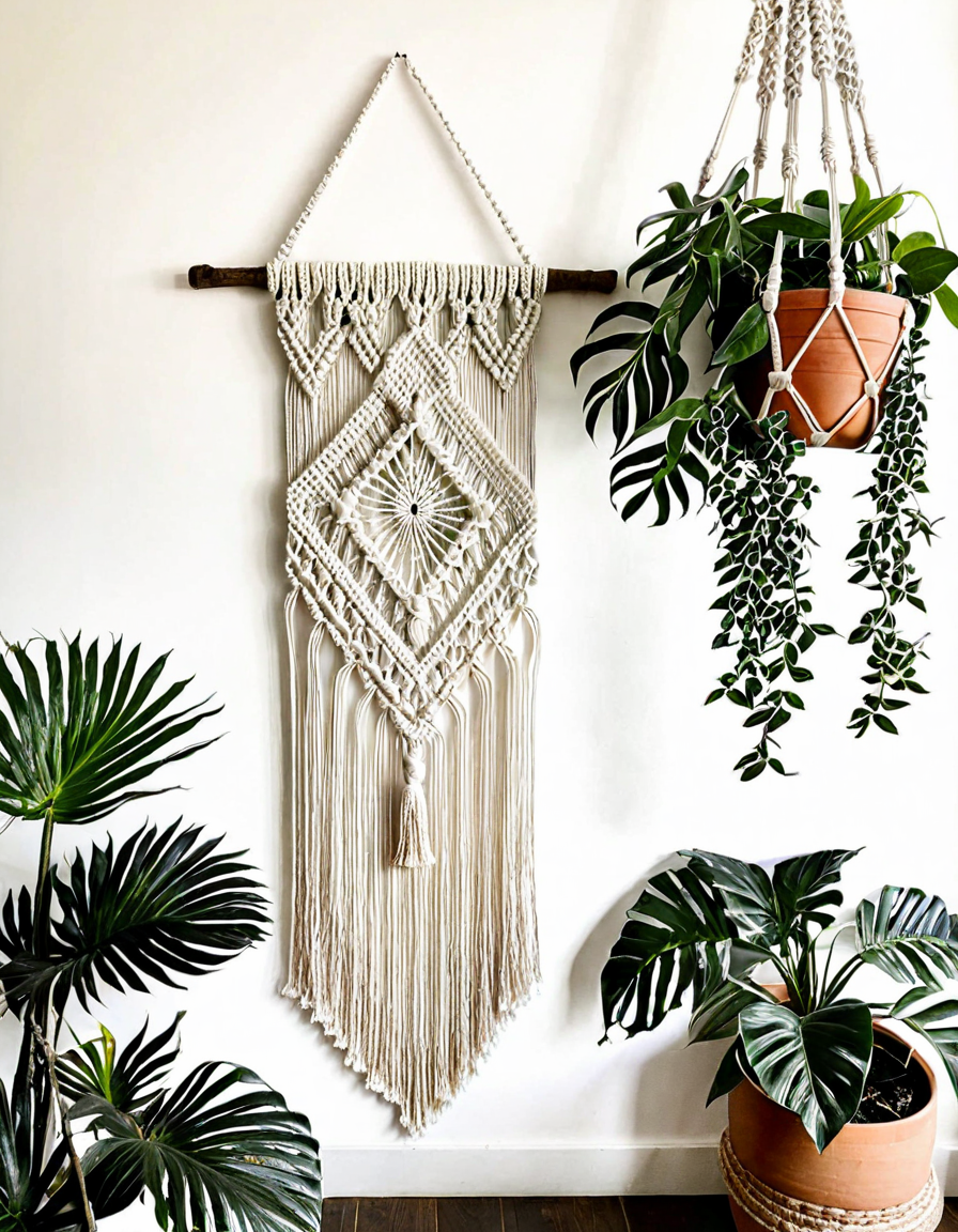 macrame wall hanging