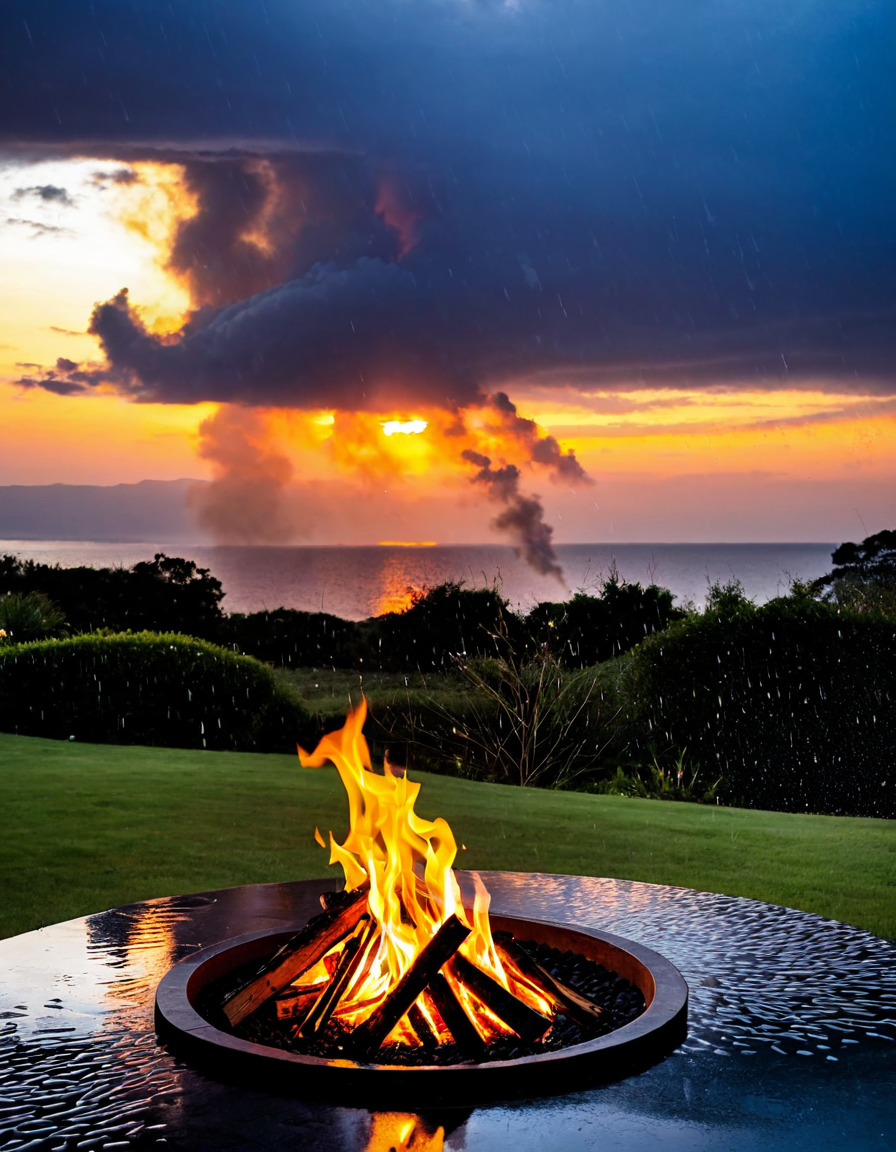 set fire to the rain