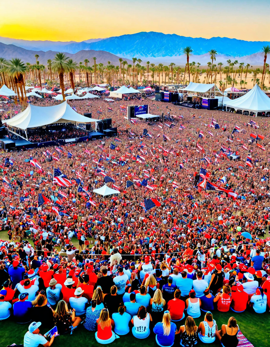trump coachella rally attendance